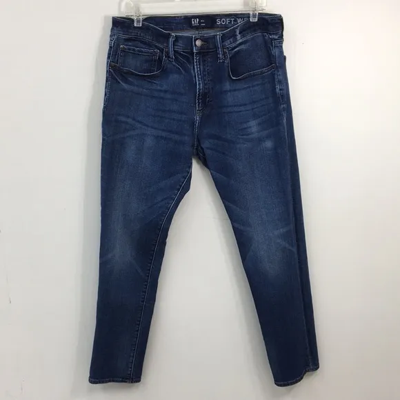 Gap Denim Mens Blue Wash Jeans Bundle of 3 Size 36x32 EXCELLENT Condition