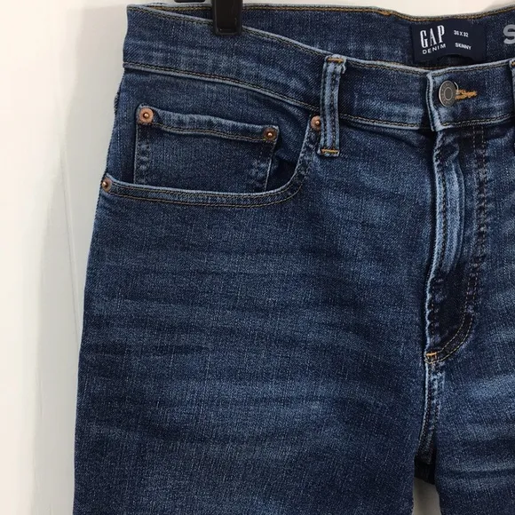 Gap Denim Mens Blue Wash Jeans Bundle of 3 Size 36x32 EXCELLENT Condition