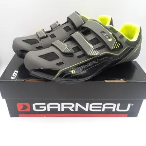 Garneau Chrome HRS-80 Cycling Shoes Bright Yellow Black Mens Size 11.5 EU 46