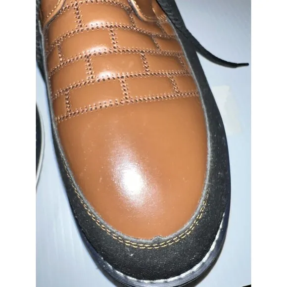 Gatsby Oxford Derby Leather Shoes Brown Black Men’s US 13 EUR 47
