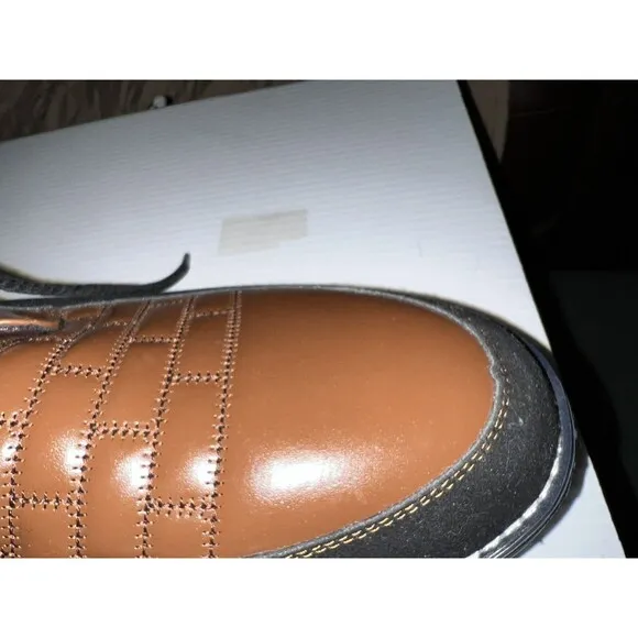 Gatsby Oxford Derby Leather Shoes Brown Black Men’s US 13 EUR 47