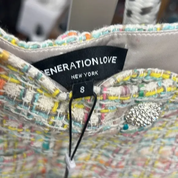 Generation Love Dias Tweed Dress shorts in 8