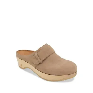 GENTLE SOULS KENNETH COLE Womens Beige 1&quot; Platform Henley Wedge Clogs Shoes 8