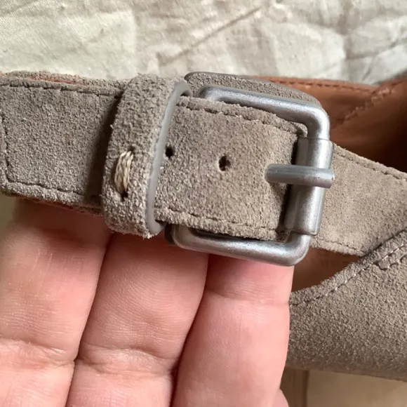 Gentle Souls Tami Suede Slingback Mules Sage SZ 9.5