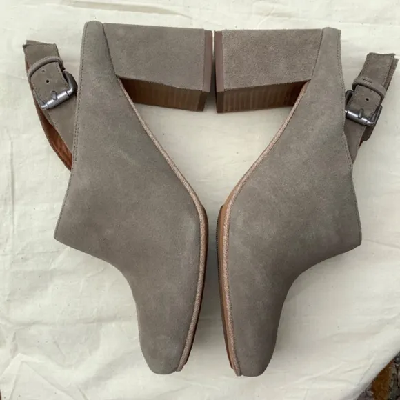 Gentle Souls Tami Suede Slingback Mules Sage SZ 9.5