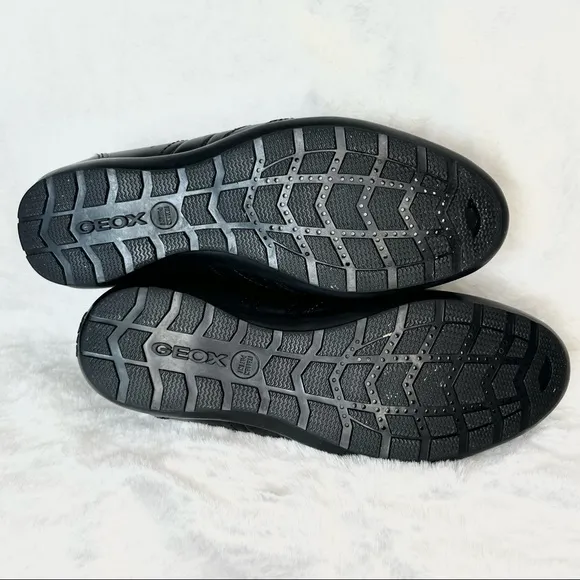 Geox 39 Respira Symbol Man Slip On Sneakers Black Size 39 / 6