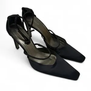 Giorgio Armani Black Slingback Heels