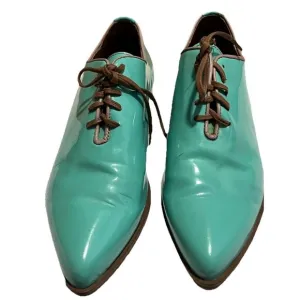 Girotti Men’s Teal Lace Up Dress Shoes Size 41