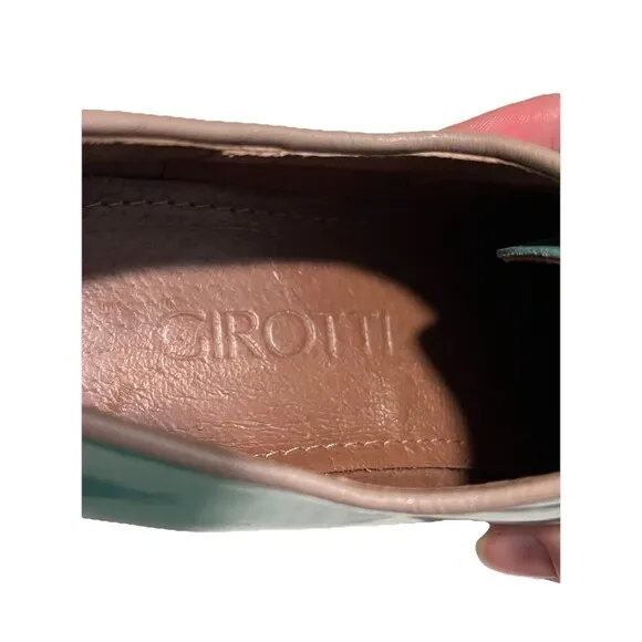 Girotti Men’s Teal Lace Up Dress Shoes Size 41