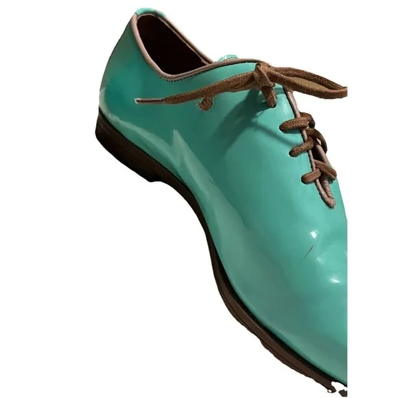 Girotti Men’s Teal Lace Up Dress Shoes Size 41