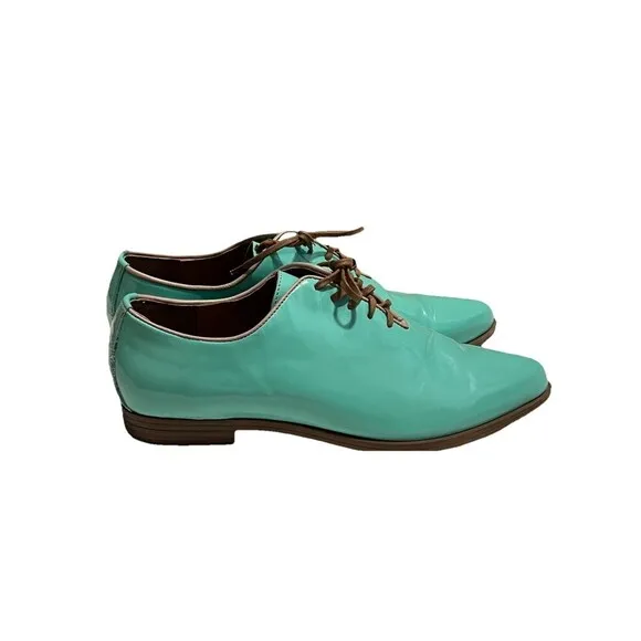 Girotti Men’s Teal Lace Up Dress Shoes Size 41