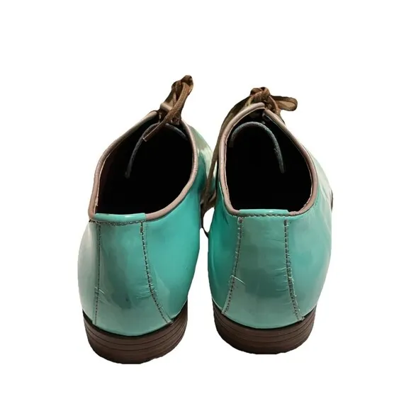 Girotti Men’s Teal Lace Up Dress Shoes Size 41