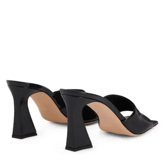 Giuseppe Zanotti Black Parent Leather Mules