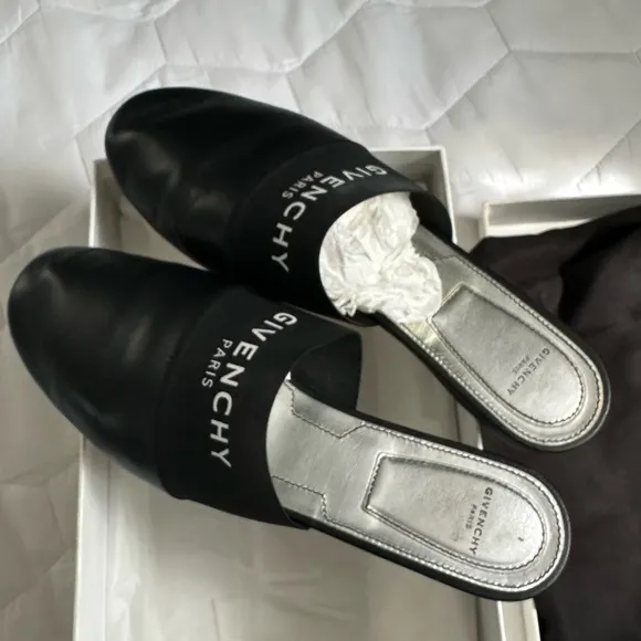 Givenchy Bedford Flat Mules Size Sz 9/39