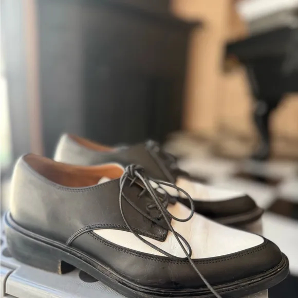 Givenchy Black &amp; White Oxfords