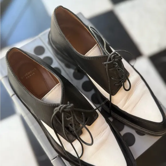 Givenchy Black &amp; White Oxfords