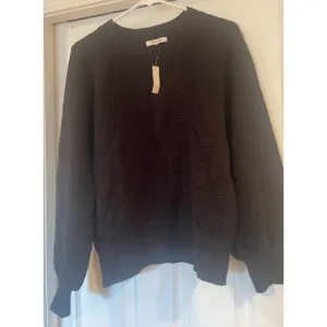 Gladwell Balloon-Sleeve Pullover Sweater, A65