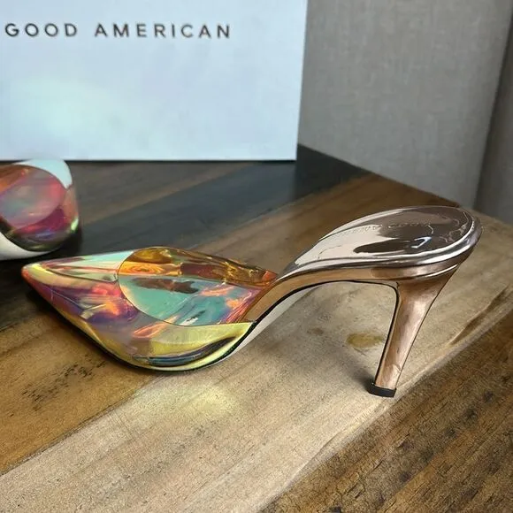Good American PVC RAINBOW CINDER-F*CKING RELLA HIGH HEEL