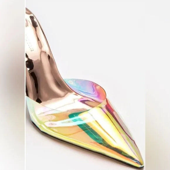 Good American PVC RAINBOW CINDER-F*CKING RELLA HIGH HEEL