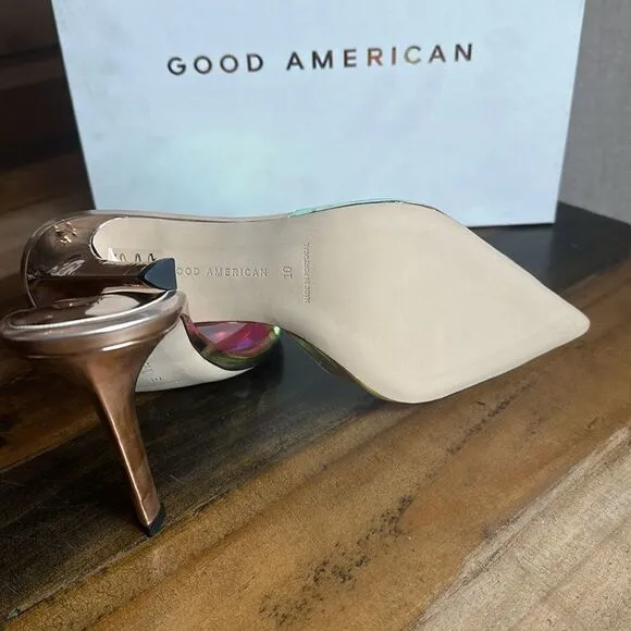 Good American PVC RAINBOW CINDER-F*CKING RELLA HIGH HEEL