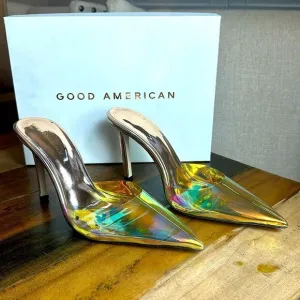 Good American PVC RAINBOW CINDER-F*CKING RELLA HIGH HEEL