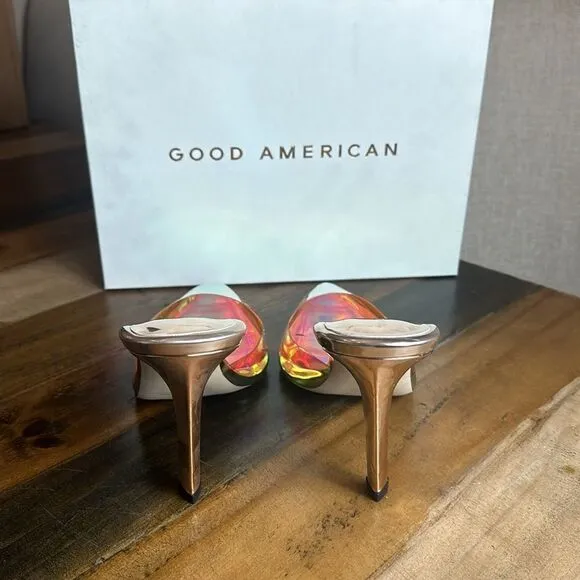 Good American PVC RAINBOW CINDER-F*CKING RELLA HIGH HEEL
