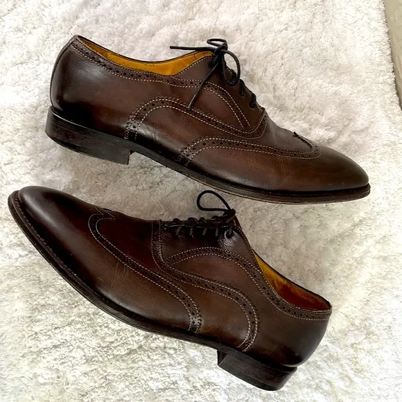 Gordon Rush Leather Wingtip Brogue Oxfords