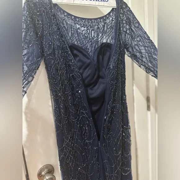 Gorgeous fully beadedd Christina Wu elegance dress size 12