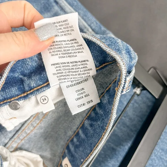 GRLFRND Sara Super High Rise Slim Straight Jeans  Lenox Hill