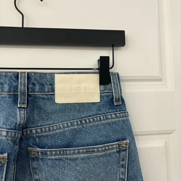 GRLFRND Sara Super High Rise Slim Straight Jeans  Lenox Hill