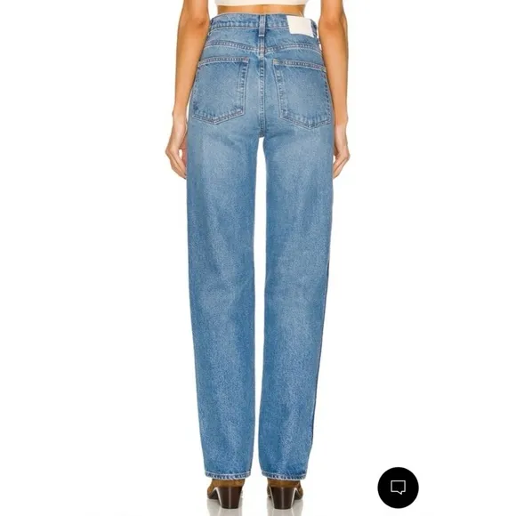 GRLFRND Sara Super High Rise Slim Straight Jeans  Lenox Hill