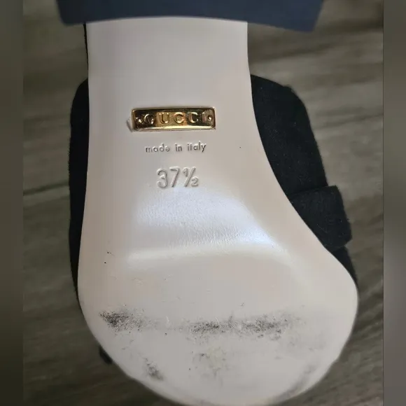 Gucci Marmont GG Fringe Suede Mules
