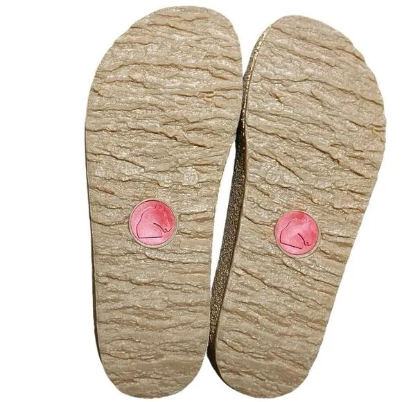 Haflinger Clog WMNS 6 Pure Wool Grey Embroidered  EU 37 Mule Cork Slip On Cozy