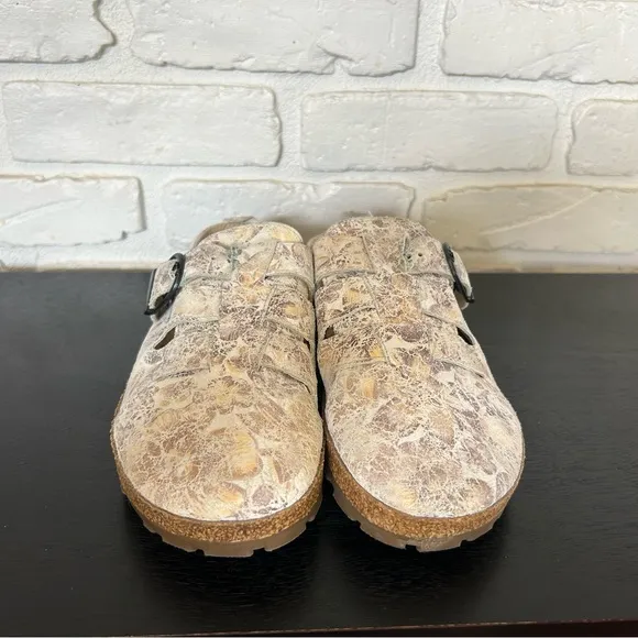 Haflinger Cork Leather Slip On Clogs Women’s‎ Size 37 Mule