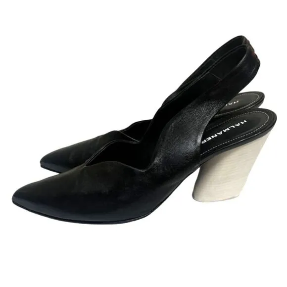 Halmanera Colorblock Slingback Heels Sz. 41 (US 10.5)