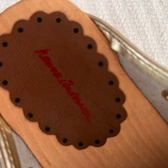 Hanna Andersson Girls Gold Clogs