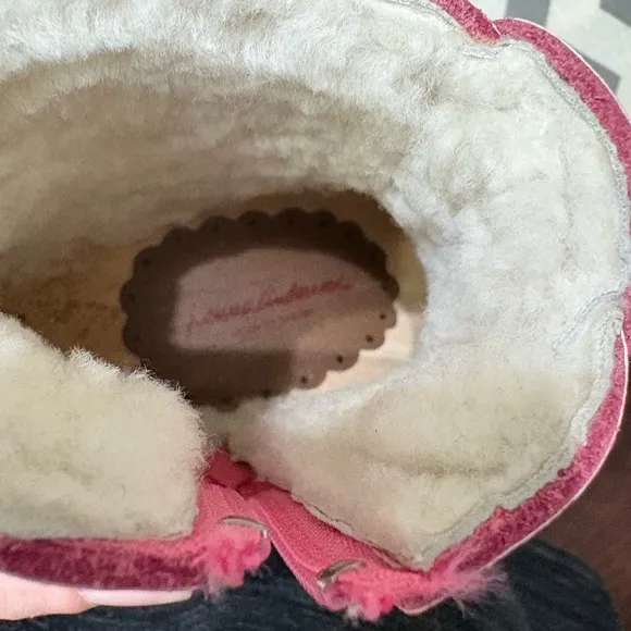 Hanna Andersson Swedish clogs/boots Barbie Pink  with Wing Accents Size 28