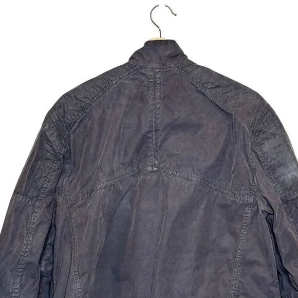 Harley Davidson black slim fit motorcycle jacket size L