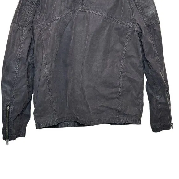 Harley Davidson black slim fit motorcycle jacket size L