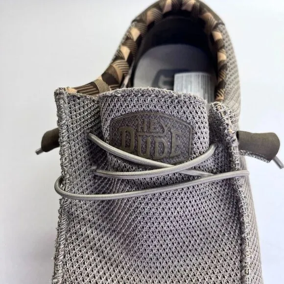 Hey Dude Wally Sport Knit Men's Loafers Size 11 Wide Slip On Shoes Light Weight