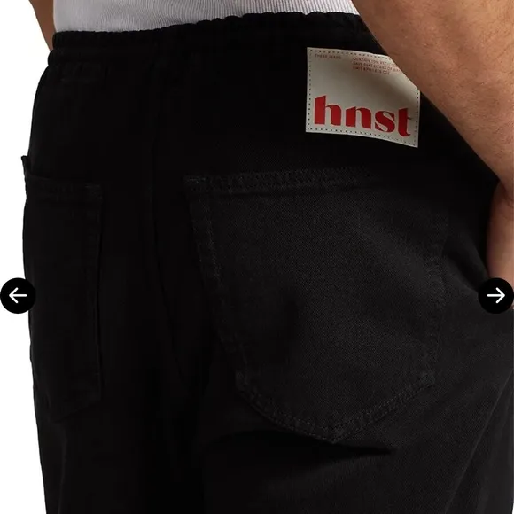 HNST Cotton wide leg pants