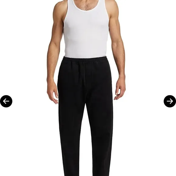 HNST Cotton wide leg pants