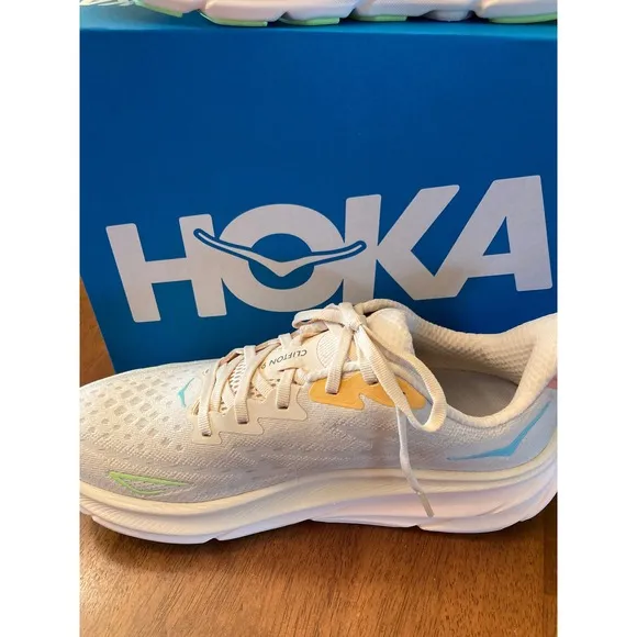 Hoka Clifton 9 Running Shoes Lightweight Cushioned Comfort Women's Size 10B