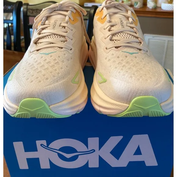 Hoka Clifton 9 Running Shoes Lightweight Cushioned Comfort Women's Size 10B