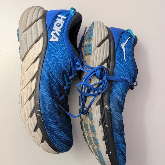 Hoka Gaviota 4 Arahi 6 Blue Running Shoes Size 10D