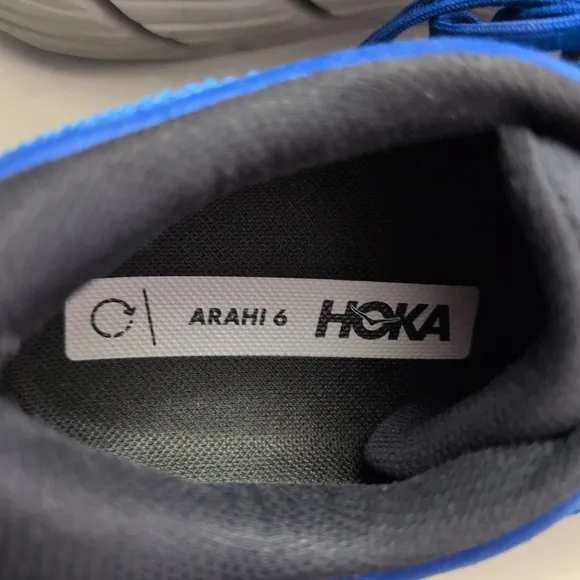 Hoka Gaviota 4 Arahi 6 Blue Running Shoes Size 10D