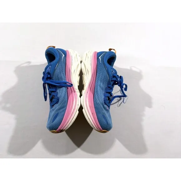 Hoka One Bondi 8 Womens Coastal Sky Road Running Hiking Sneakers Shoes Sz 9B