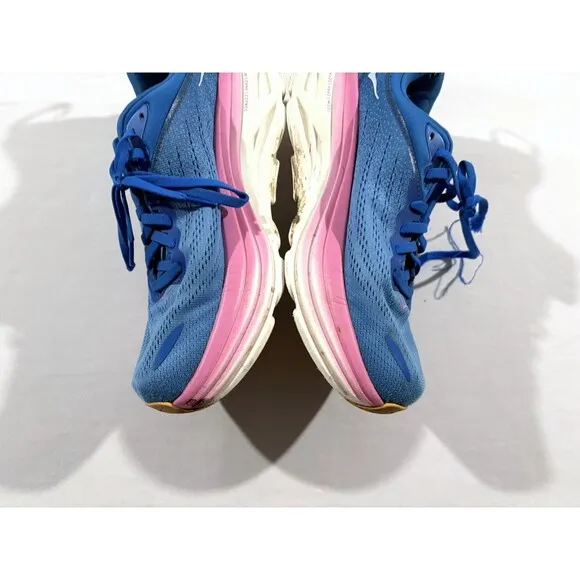 Hoka One Bondi 8 Womens Coastal Sky Road Running Hiking Sneakers Shoes Sz 9B