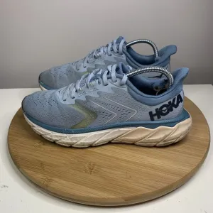Hoka One One Arahi 5 Womens Size 7 B Running Shoes Blue Sneakers 1115012 BFPB