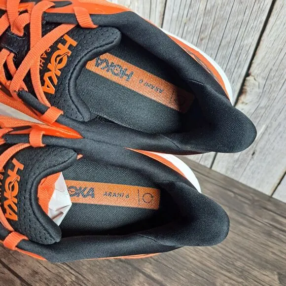 Hoka One One Arahi 6 Running Shoes Men's Sz 9.5 D Flame Black (VGC)